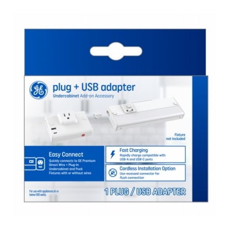 CURRENT GE Plug  USB Adapter 93129182